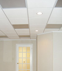 Basement Ceiling Tiles for a project we worked on in Massachusetts