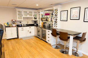 Bar in a Amherst finished basement